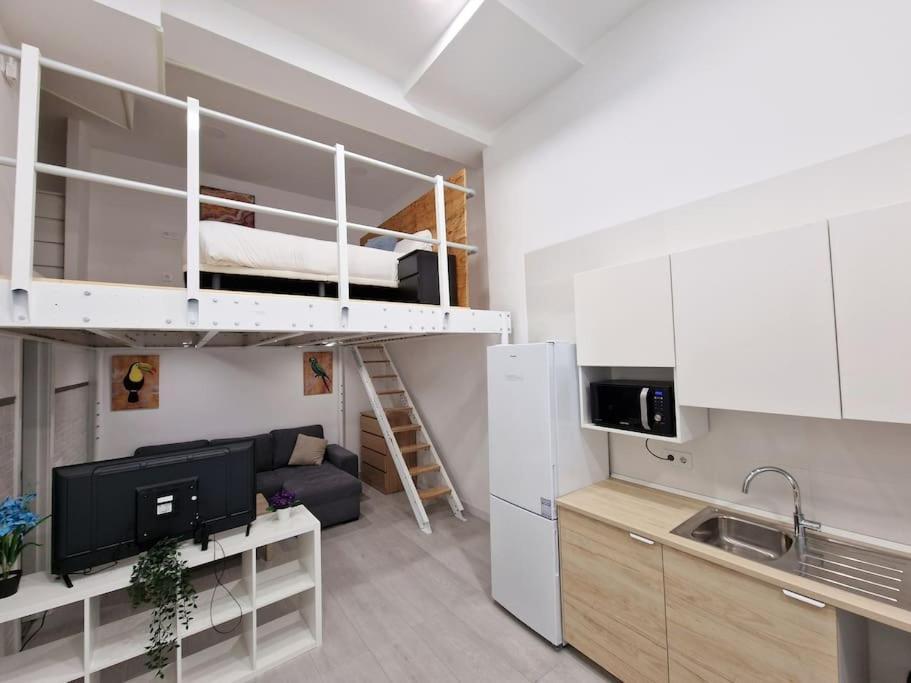 Seco Calle, Precisos Loft Super Equipado Cerca De Metro Pacifico Madrid Exteriör bild